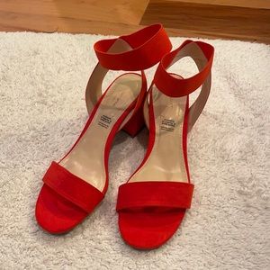 Liz Claiborne red high heels